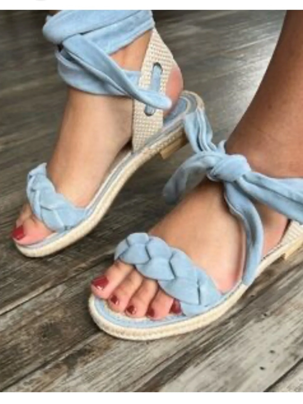 Vince Camuto leather Kastela  Espadrille Sandal(size 9)No Box